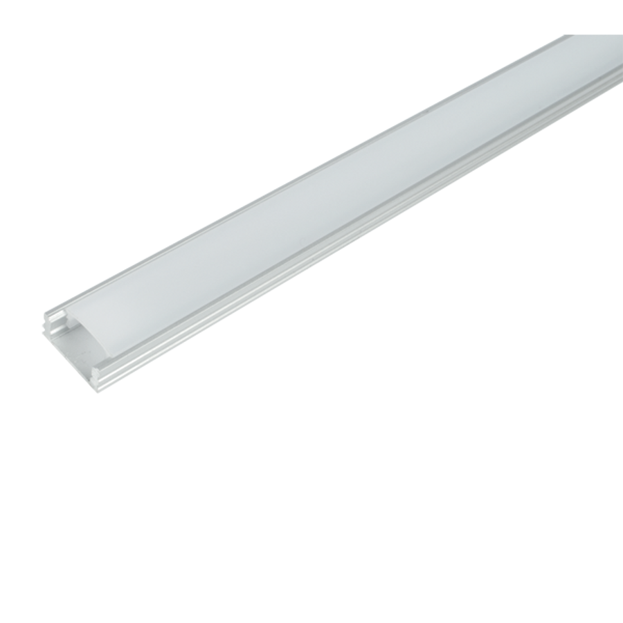 Image of ELM718/1 ALUMINIUM PROFIL LED SZALAGHOZ, MATT TAKARÓPROFIL, FELÜLETRE SZERELHETŐ 1 M