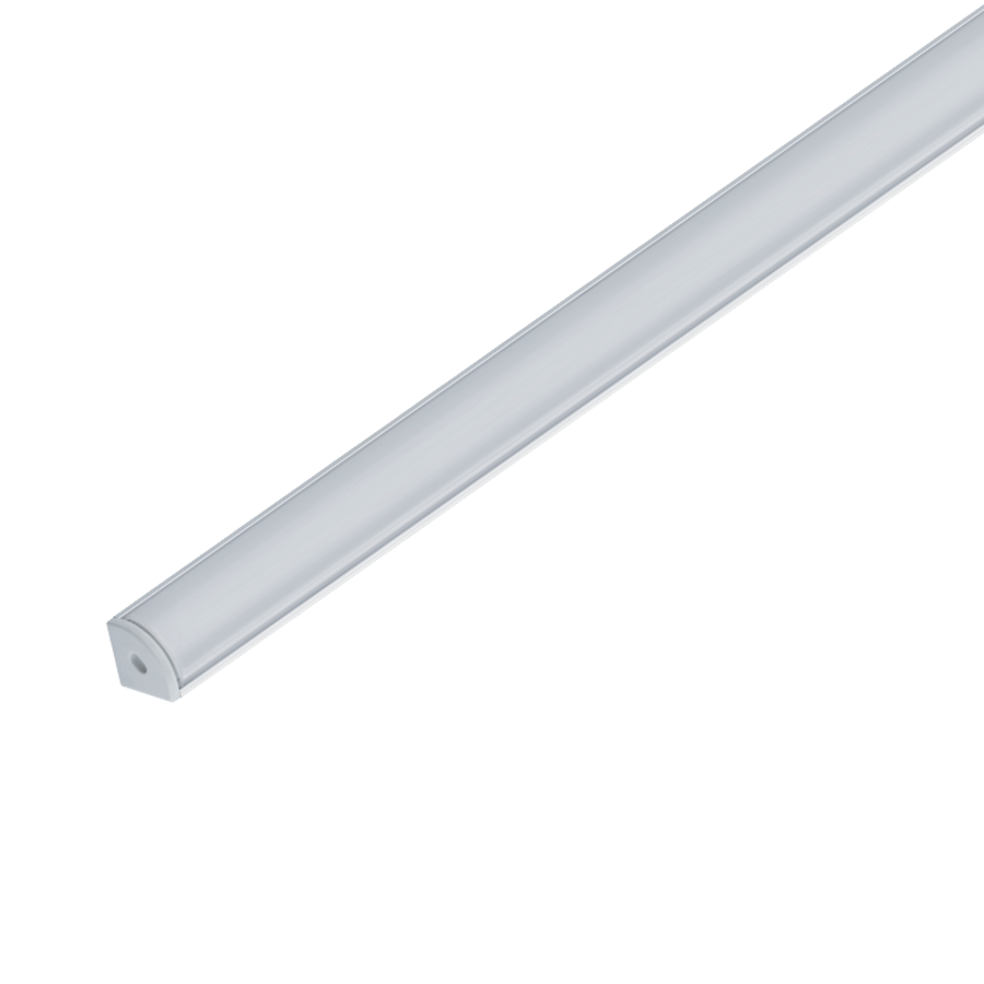 Image of ELM9012/2 ALUMINIUM PROFIL LED SZALAGHOZ, MATT TAKARÓPROFIL, FELÜLETRE SZERELHETŐ 2M
