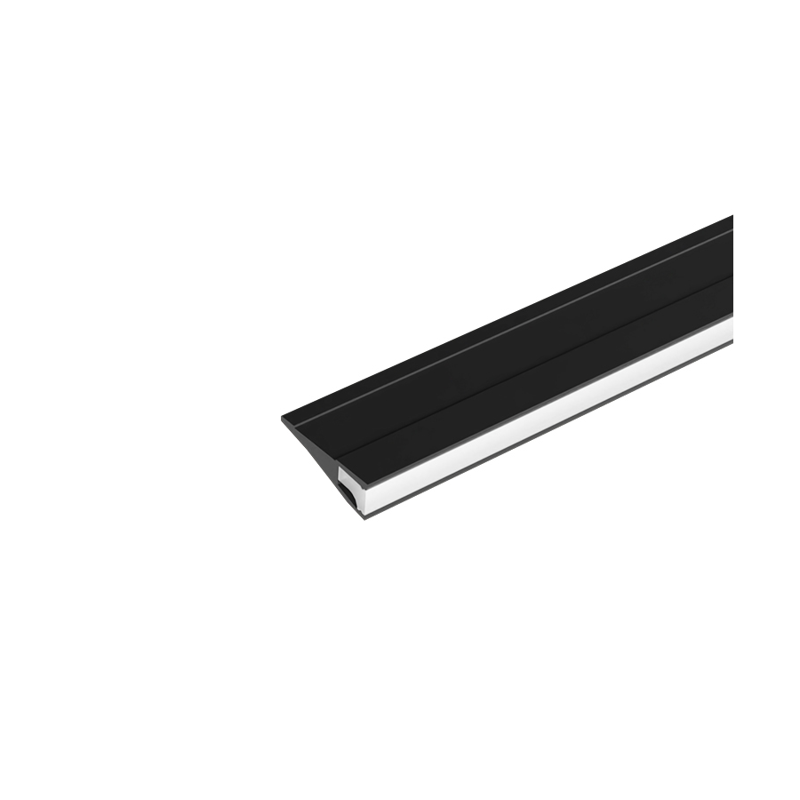 Image of EL-92CR SHELF PROFILE FOR LED STRIP 2.5M, BLACK