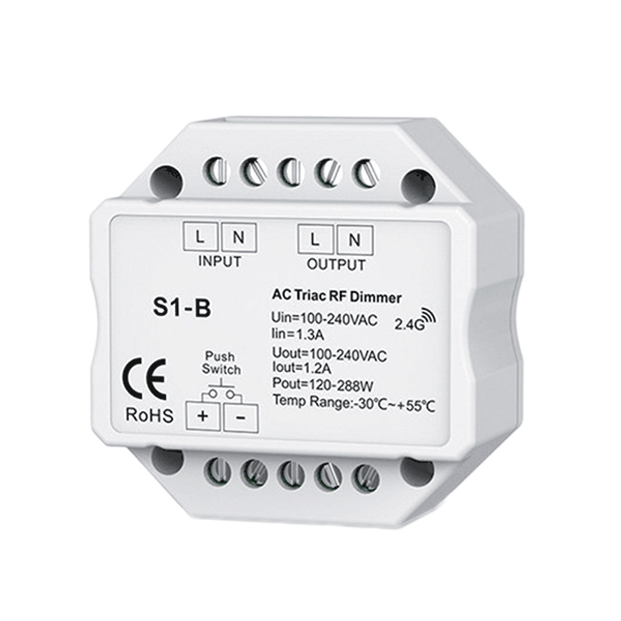 Image of SMART WIFI 1-CHANNEL TRIAC DIMMER FOR CONSOLE BOX