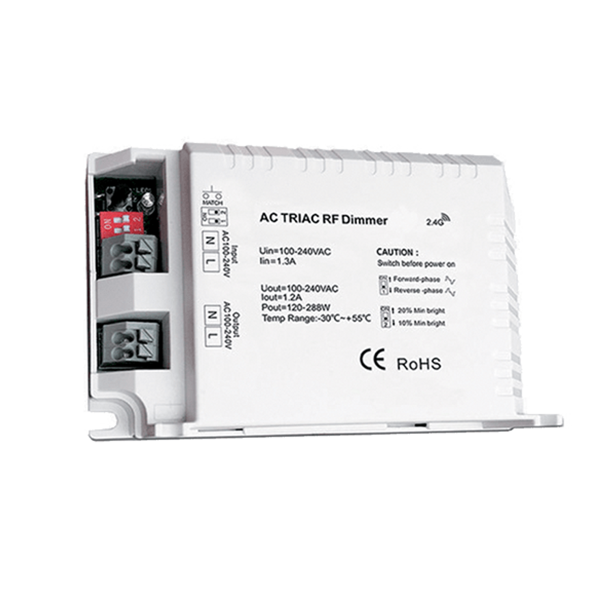 Image of RÁDIÓFREKVENCIÁS (RF) MINI LED DIMMER 5A TÁVIRÁNYÍTÓVAL