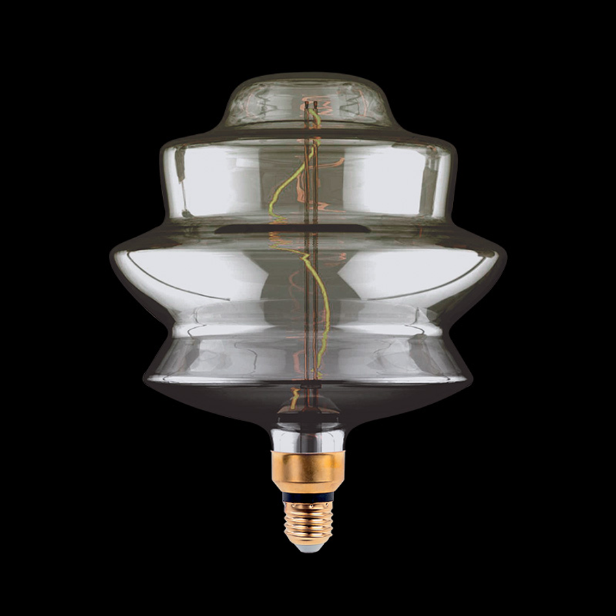 Image of LED VINTAGE SZABÁLYOZHATÓ IZZÓ 8W E27 2000K Ф180 FÜSTÖS