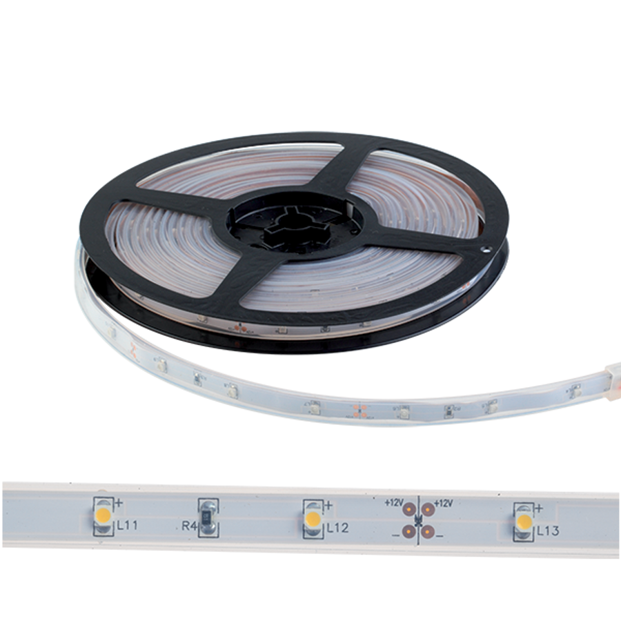 Image of LED SZALAG LED150 3528 12V DC IP65 30PCS/1M MELEG FEHÉR
