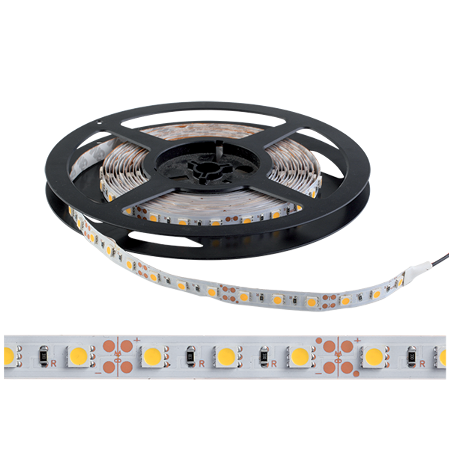 Image of LED SZALAG LED300 5050 12V DC IP20 60PCS/1M SÁRGA