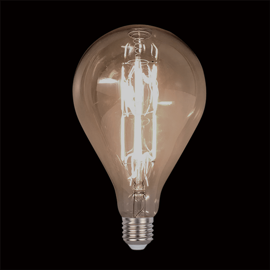 LED VINTAGE IZZÓ SZABÁLYOZHATÓ 8W E27 D160 2800-3200K FÜSTÖS