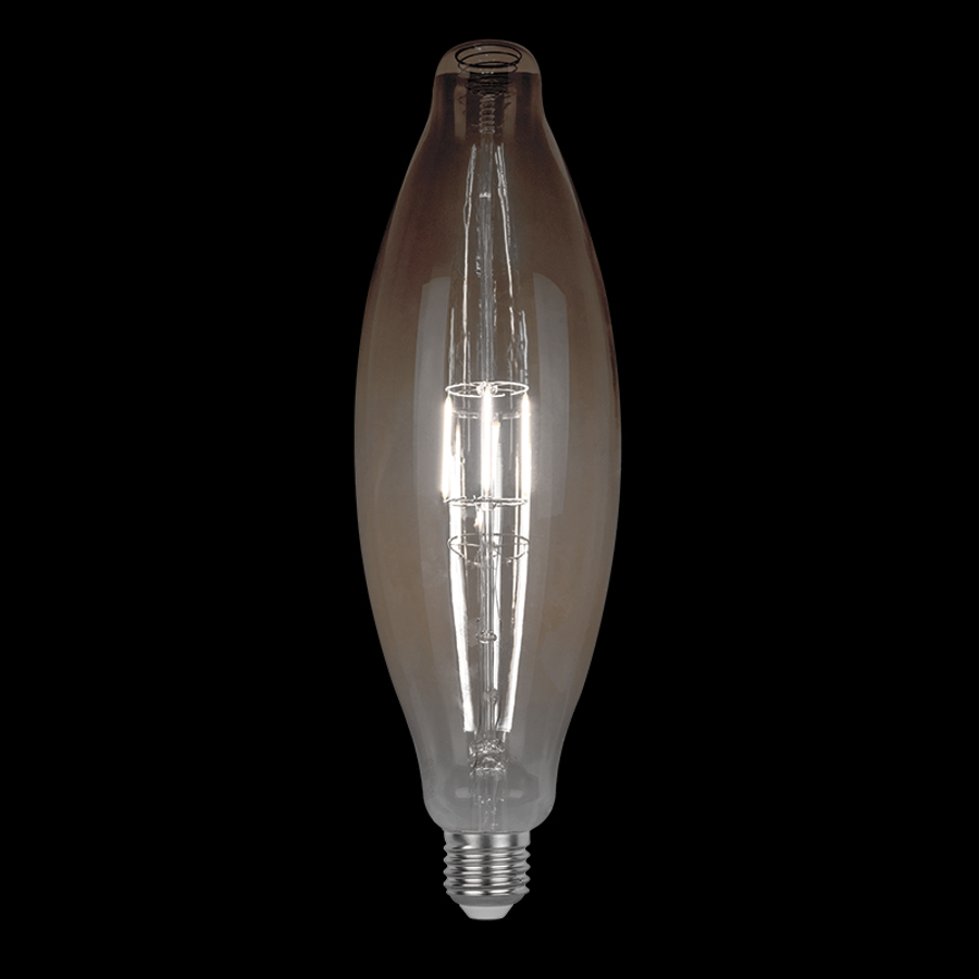 LED VINTAGE IZZÓ SZABÁLYOZHATÓ 8W E27 2800-3200K FÜSTÖS D125