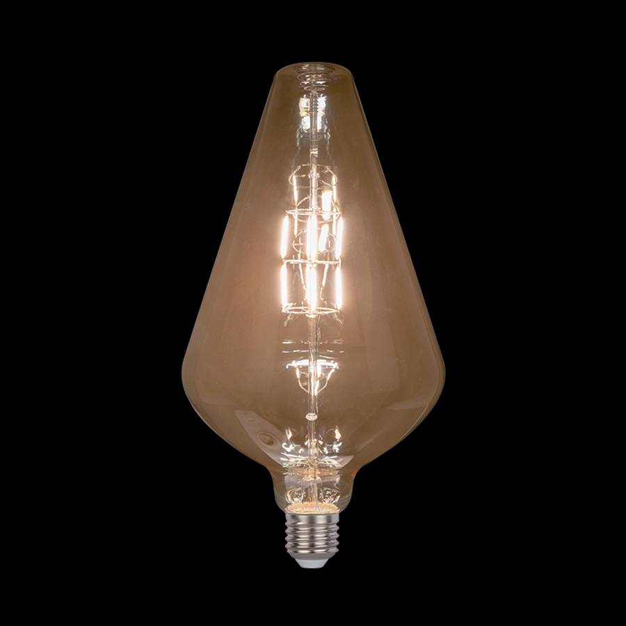 Image of LED VINTAGE IZZÓ SZABÁLYOZHATÓ 8W E27 2800-3200K ARANY D200