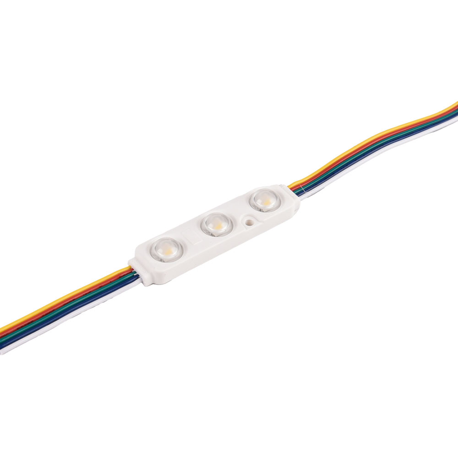 Image of 3LED OPTIC LENS LED MODULE 12V 2.88W RGBW