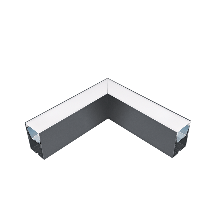 Image of LED PROFIL.SÜLLYESZTHETŐ,L-SAROK S77 SOROZAT SZÜRKE RÁÉPÍTHETŐ
