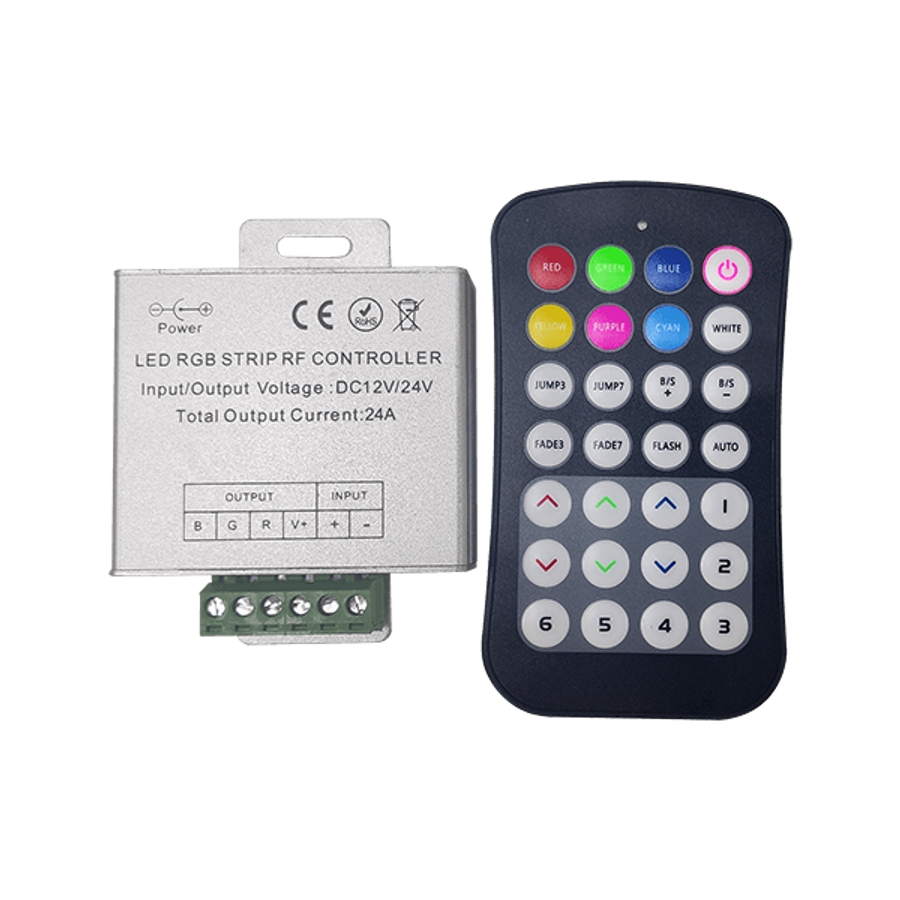 RF DIMMER FOR LED STRIP 3X6.5A(80-160W) 12-24VDC