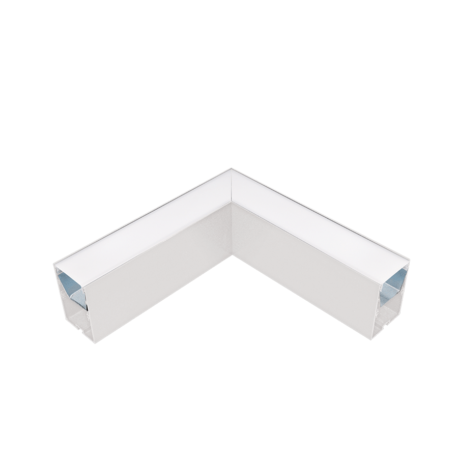 Image of LED PROFIL.SÜLLYESZTHETŐ,L-SAROK S48 SOROZAT FEHÉR RÁÉPÍTHETŐ