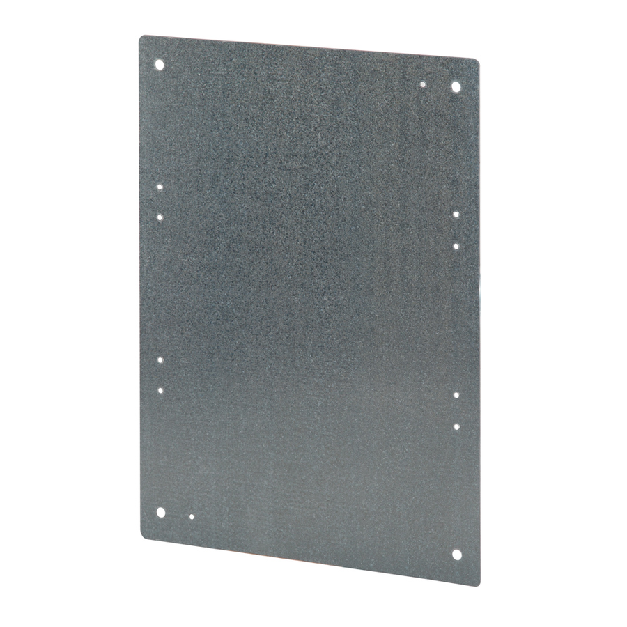 Image of METAL BACK PLATE FOR BOARD EC625 72 MODULES