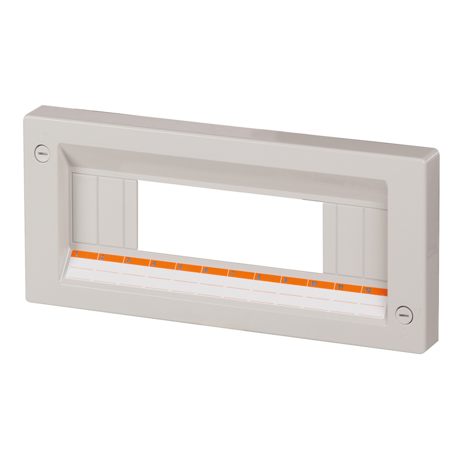 Image of FRONT PANEL FOR 18 MODULES FOR BOARD EC625 72 MOD