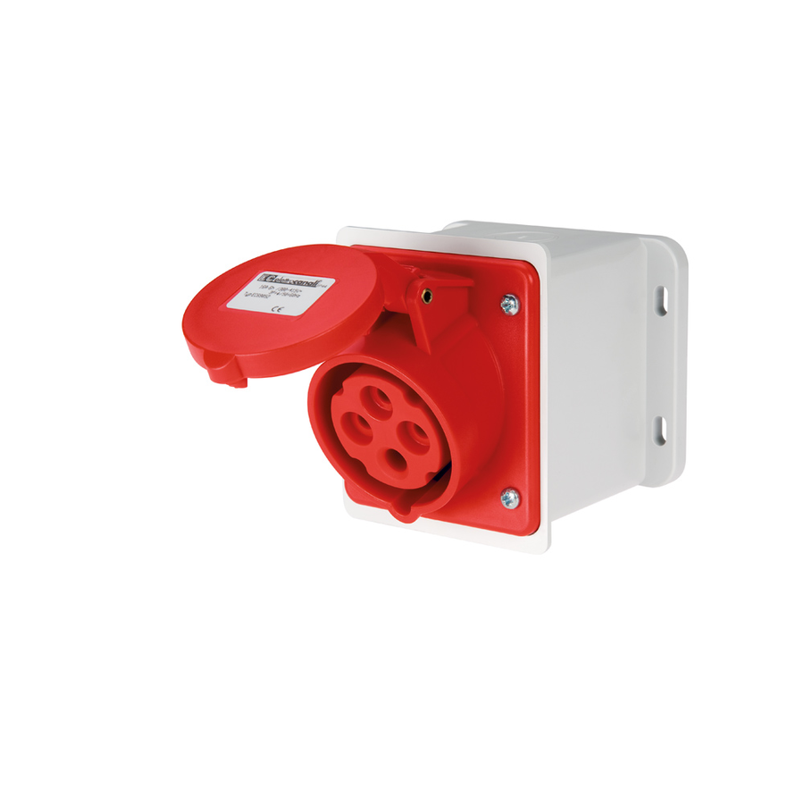 EC690 WALL MOUNT. SOCKET 32A IP44 3P+N+E 346-415V EC690 WALL MOUNT. SOCKET 32A IP44 3P+N+E 346-415V