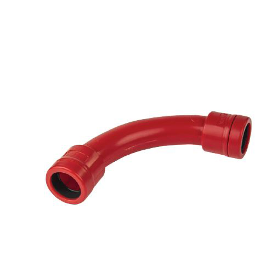 Image of PVC BEND 90° EC D25 IP67 RED