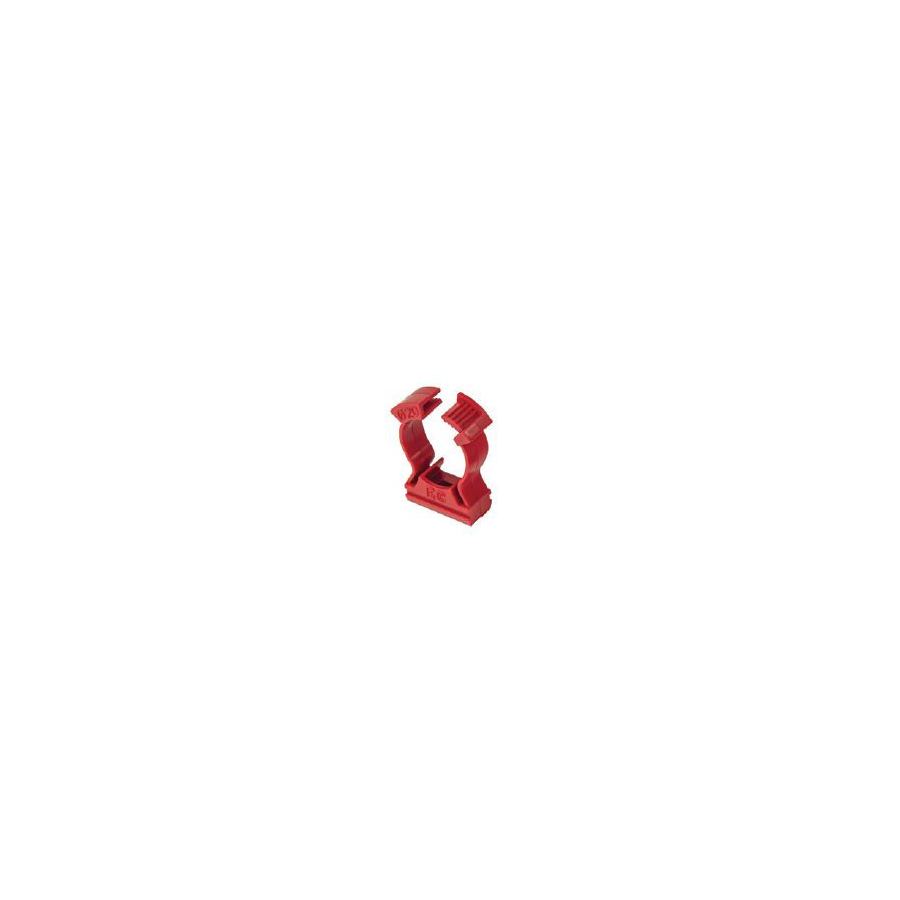 PVC COLLAR CONDUIT CLIPS EC D20 RED 100PCS.