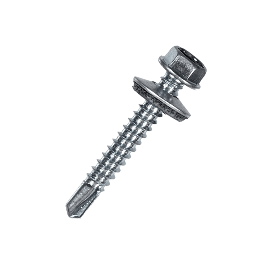 Image of ÖNFÚRÓ HATLAPFEJŰ CSAVAR + EPDM D16 4.8x25mm