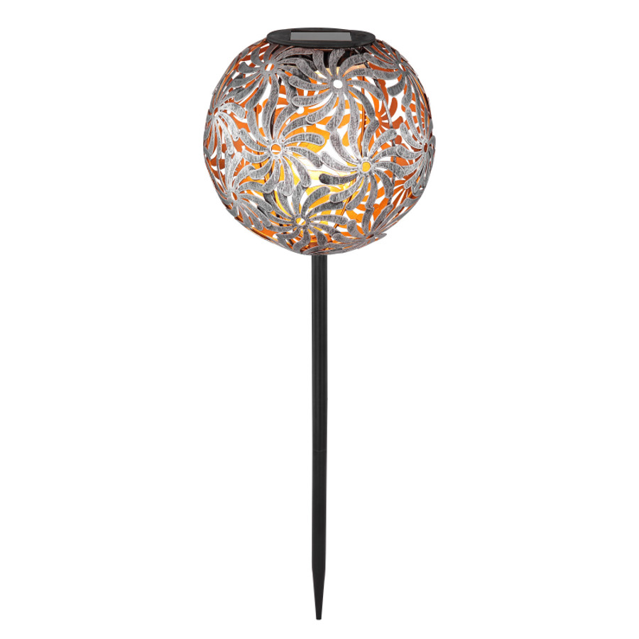 Image of GLOBO solar gömb lámpaezüst szürke 18,5 cm